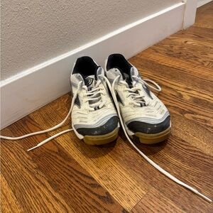 Mizuno Volleyball Shoes in White and Black
